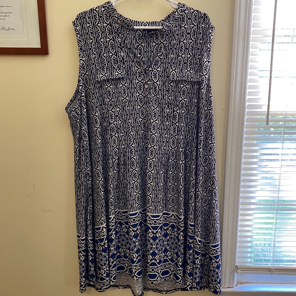 New Directions Sleeveless Dress 3x
